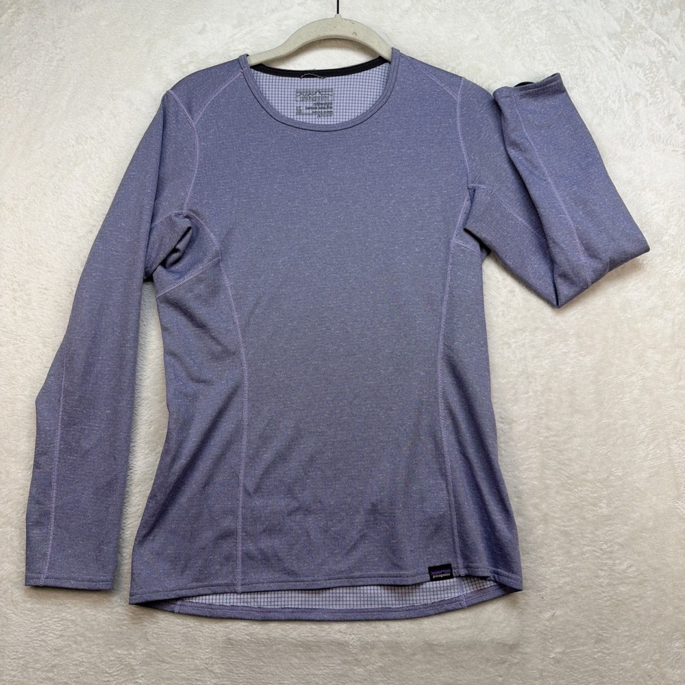Patagonia Capilene Midweight Baselayer Shirt‎ Purple Long Sleeve Women's XS